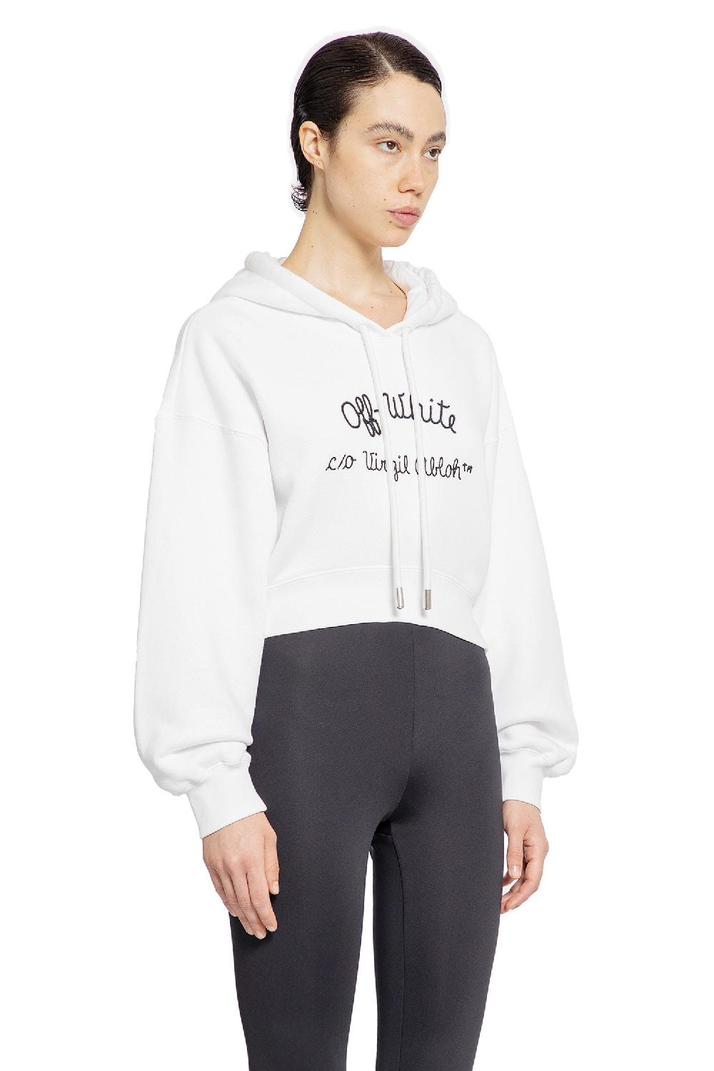 Antonioli OFF-WHITE WOMAN WHITE SWEATSHIRTS