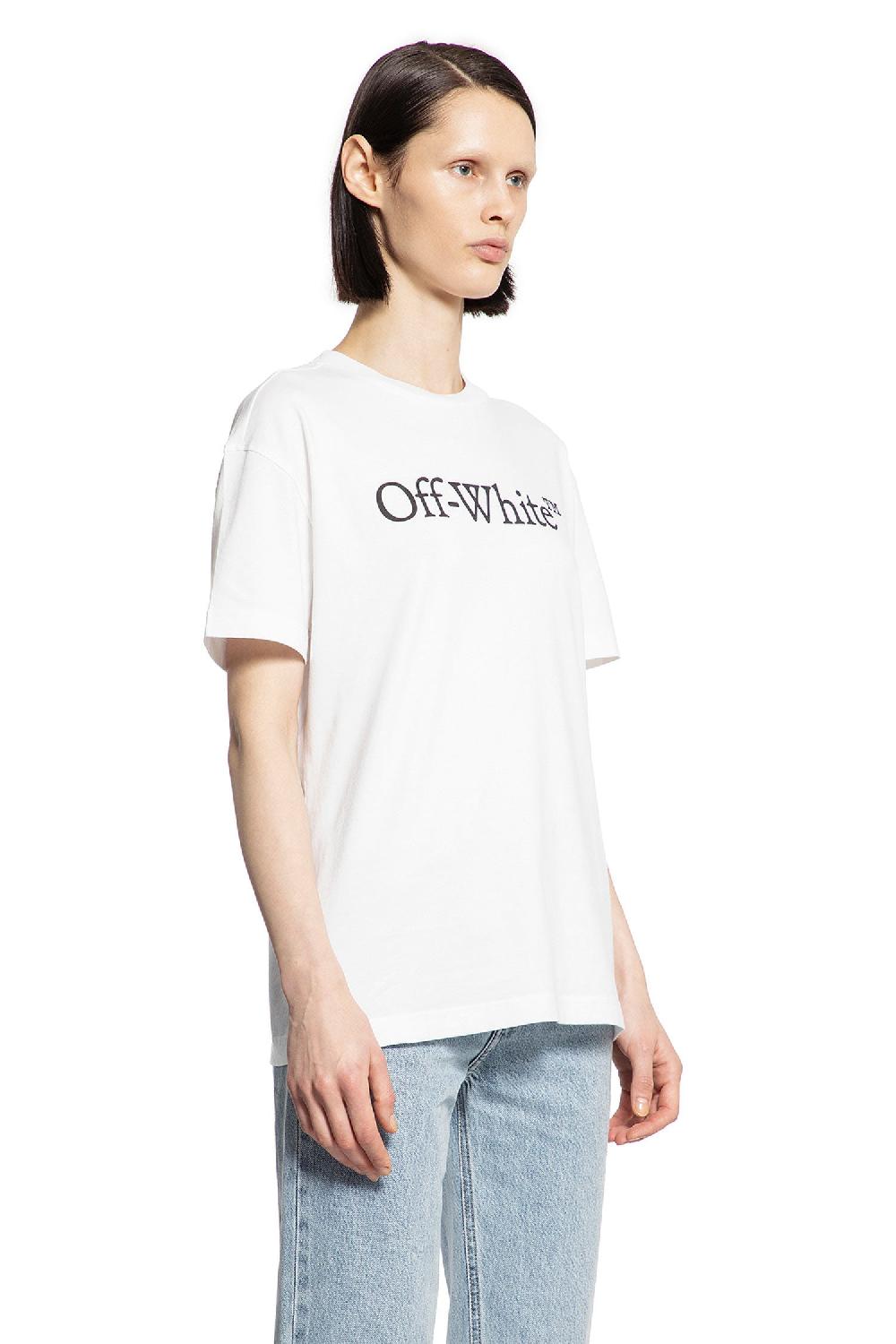 Antonioli OFF-WHITE WOMAN WHITE T-SHIRTS & TANK TOPS