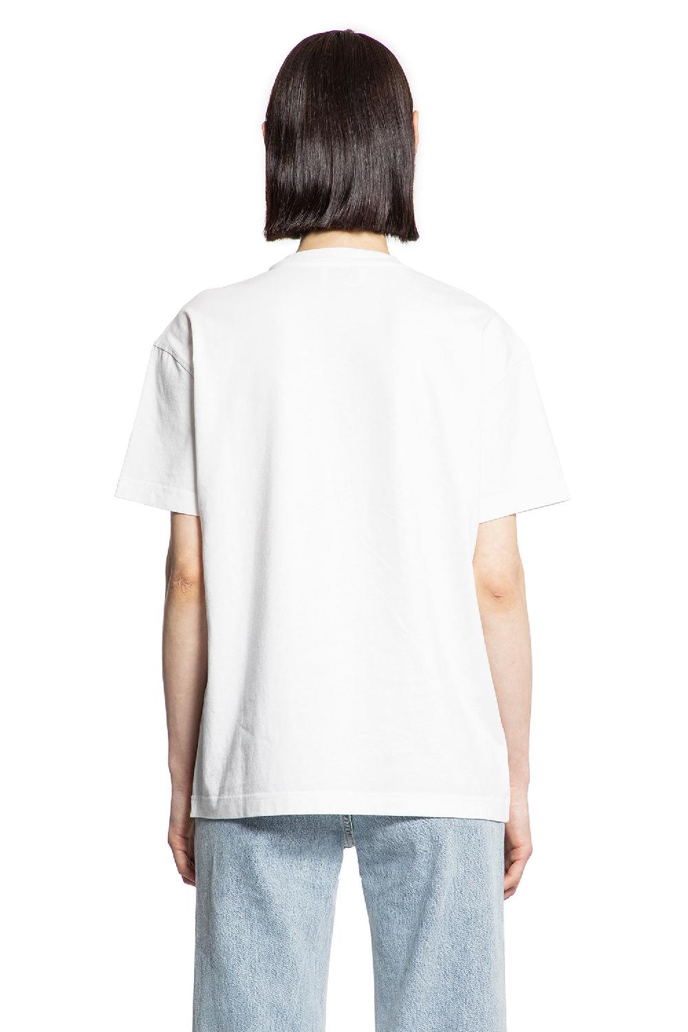 Antonioli OFF-WHITE WOMAN WHITE T-SHIRTS & TANK TOPS