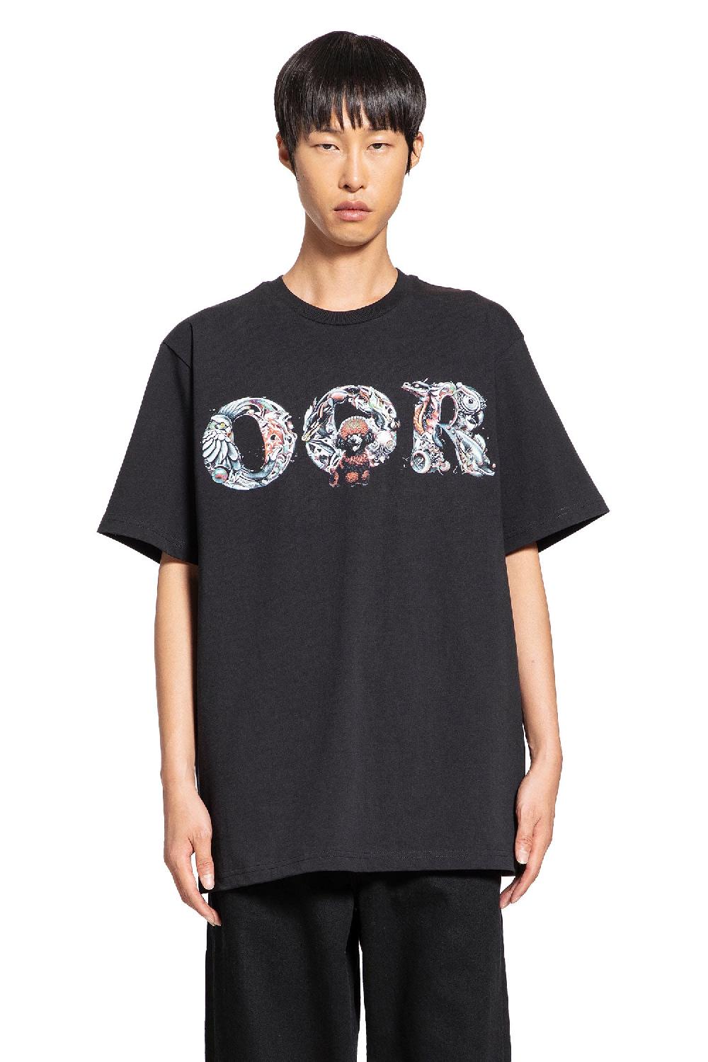 Antonioli OOR STUDIO MAN BLACK T-SHIRTS & TANK TOPS