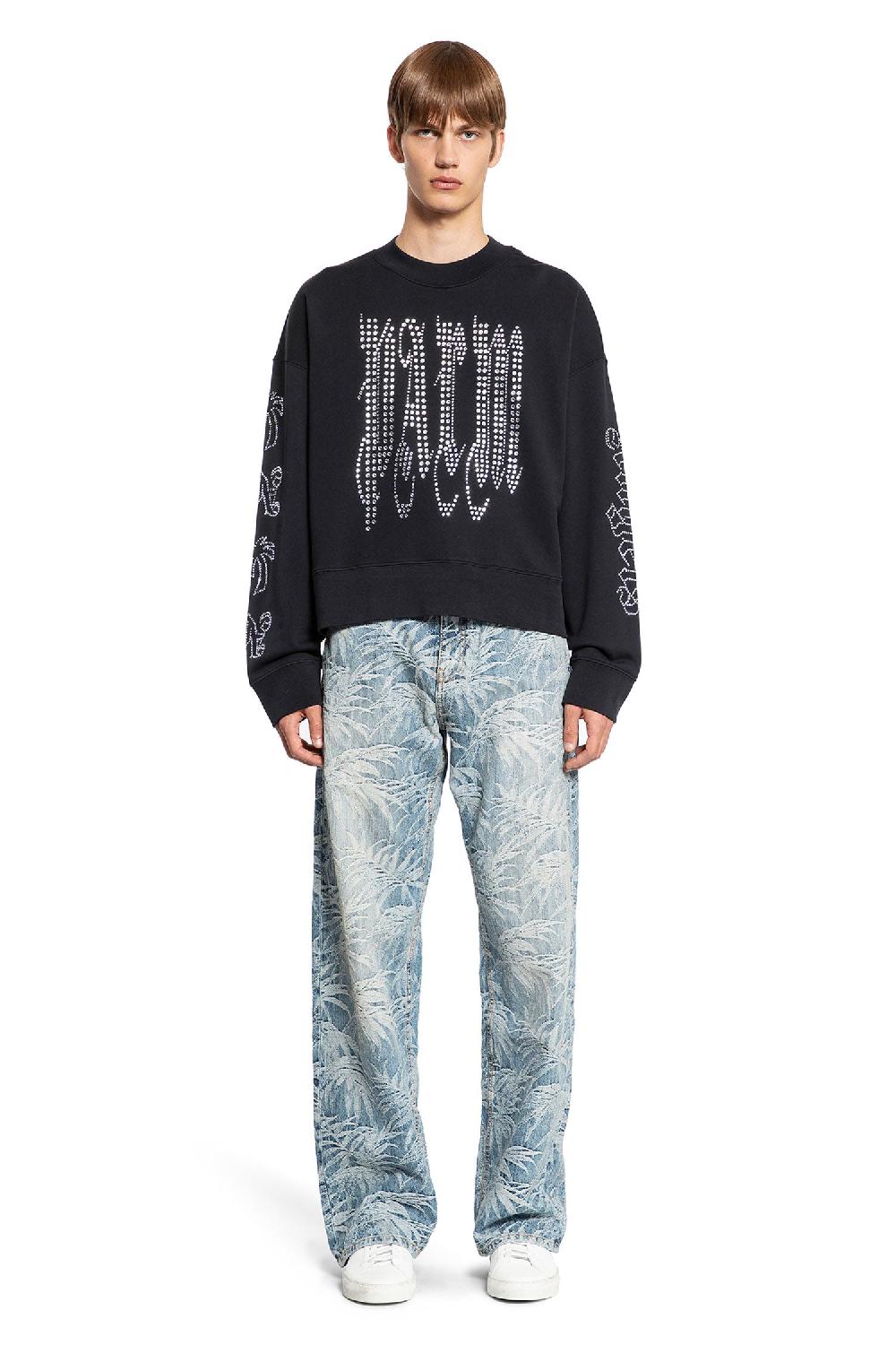 Antonioli PALM ANGELS MAN BLACK SWEATSHIRTS