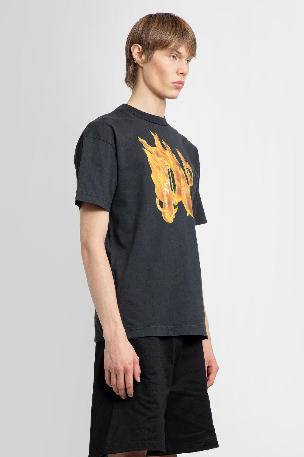 Antonioli PALM ANGELS MAN BLACK T-SHIRTS & TANK TOPS