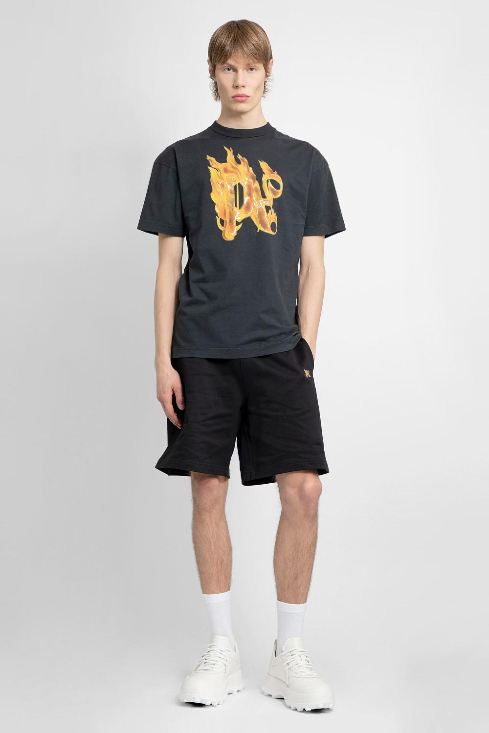 Antonioli PALM ANGELS MAN BLACK T-SHIRTS & TANK TOPS