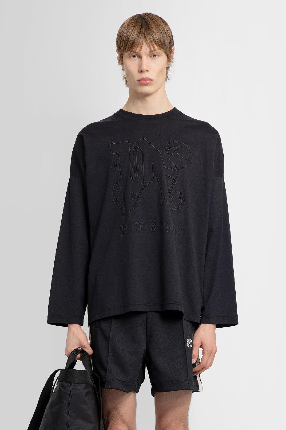 Antonioli PALM ANGELS MAN BLACK T-SHIRTS & TANK TOPS