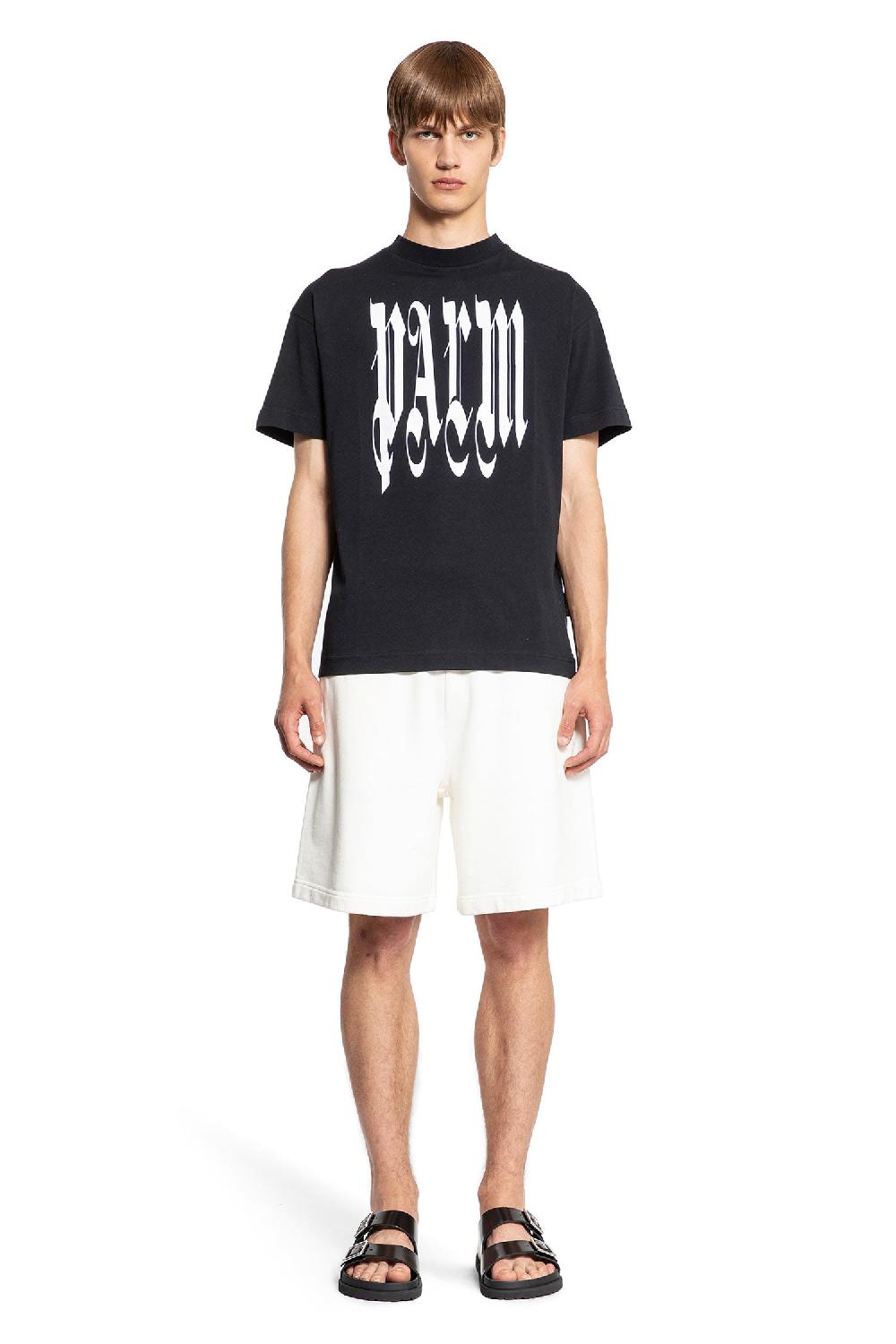 Antonioli PALM ANGELS MAN BLACK T-SHIRTS & TANK TOPS