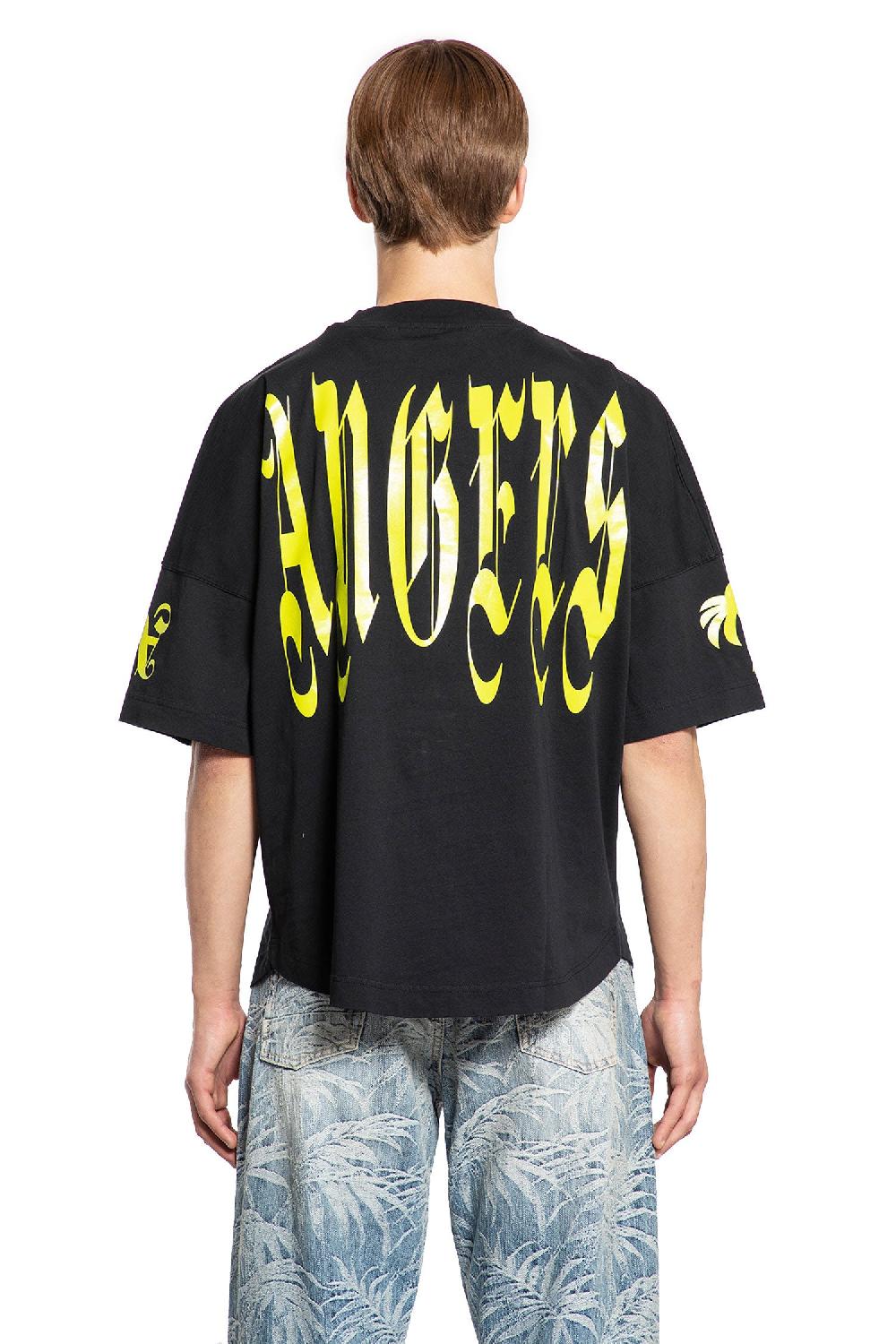 Antonioli PALM ANGELS MAN BLACK T-SHIRTS & TANK TOPS
