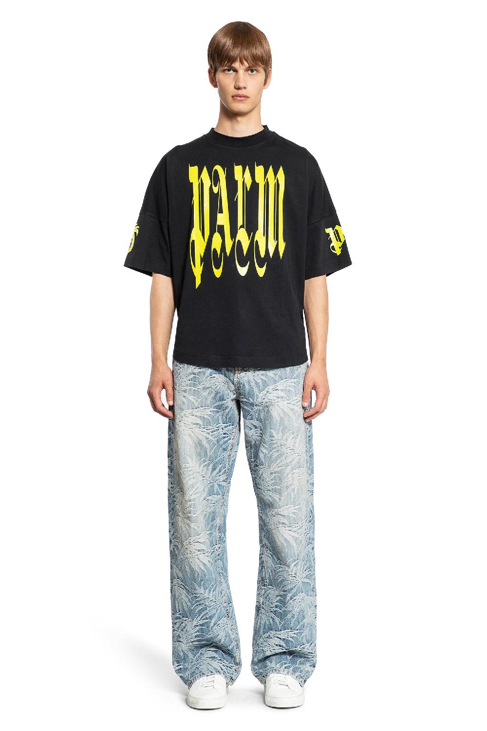 Antonioli PALM ANGELS MAN BLACK T-SHIRTS & TANK TOPS