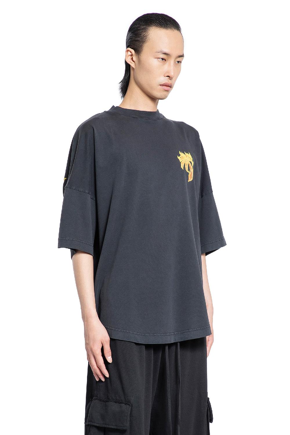 Antonioli PALM ANGELS MAN BLACK T-SHIRTS & TANK TOPS