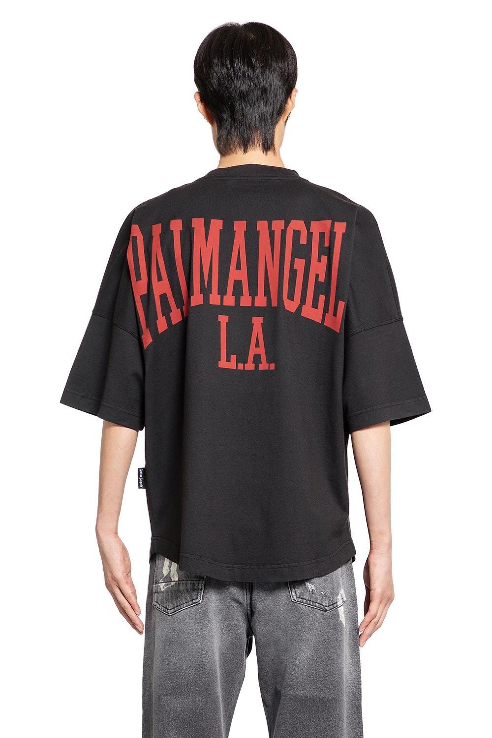 Antonioli PALM ANGELS MAN BLACK T-SHIRTS & TANK TOPS