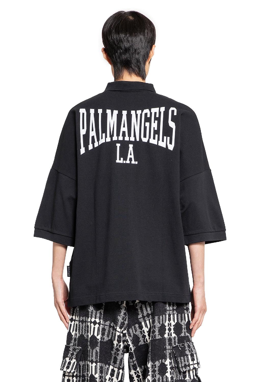 Antonioli PALM ANGELS MAN BLACK T-SHIRTS & TANK TOPS