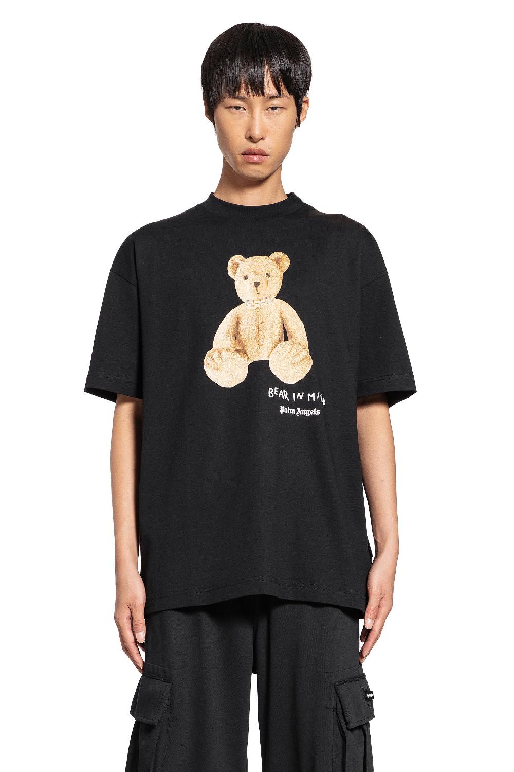 Antonioli PALM ANGELS MAN BLACK T-SHIRTS & TANK TOPS