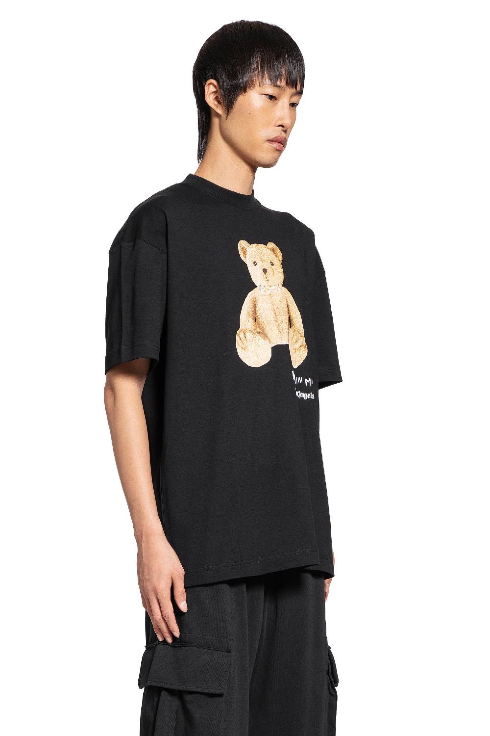 Antonioli PALM ANGELS MAN BLACK T-SHIRTS & TANK TOPS