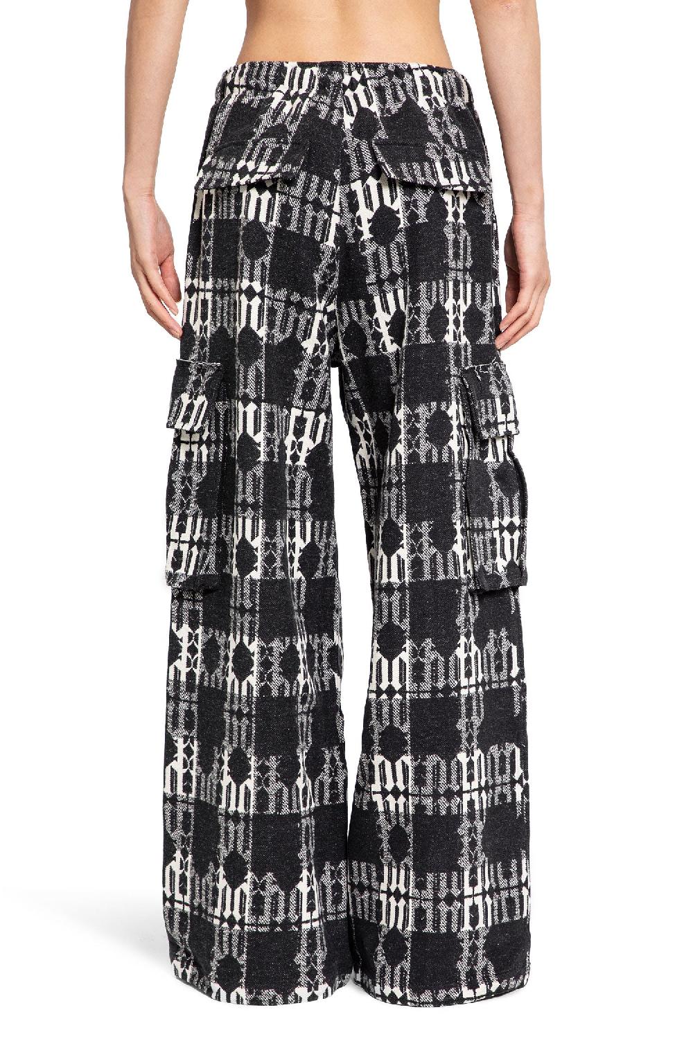 Antonioli PALM ANGELS MAN BLACK&WHITE TROUSERS