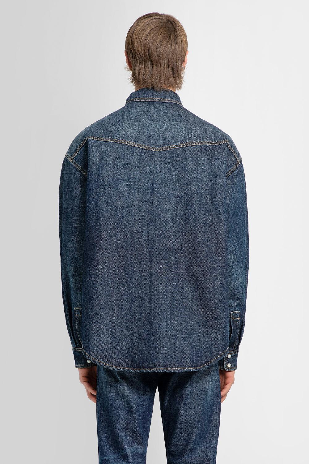 Antonioli PALM ANGELS MAN BLUE SHIRTS