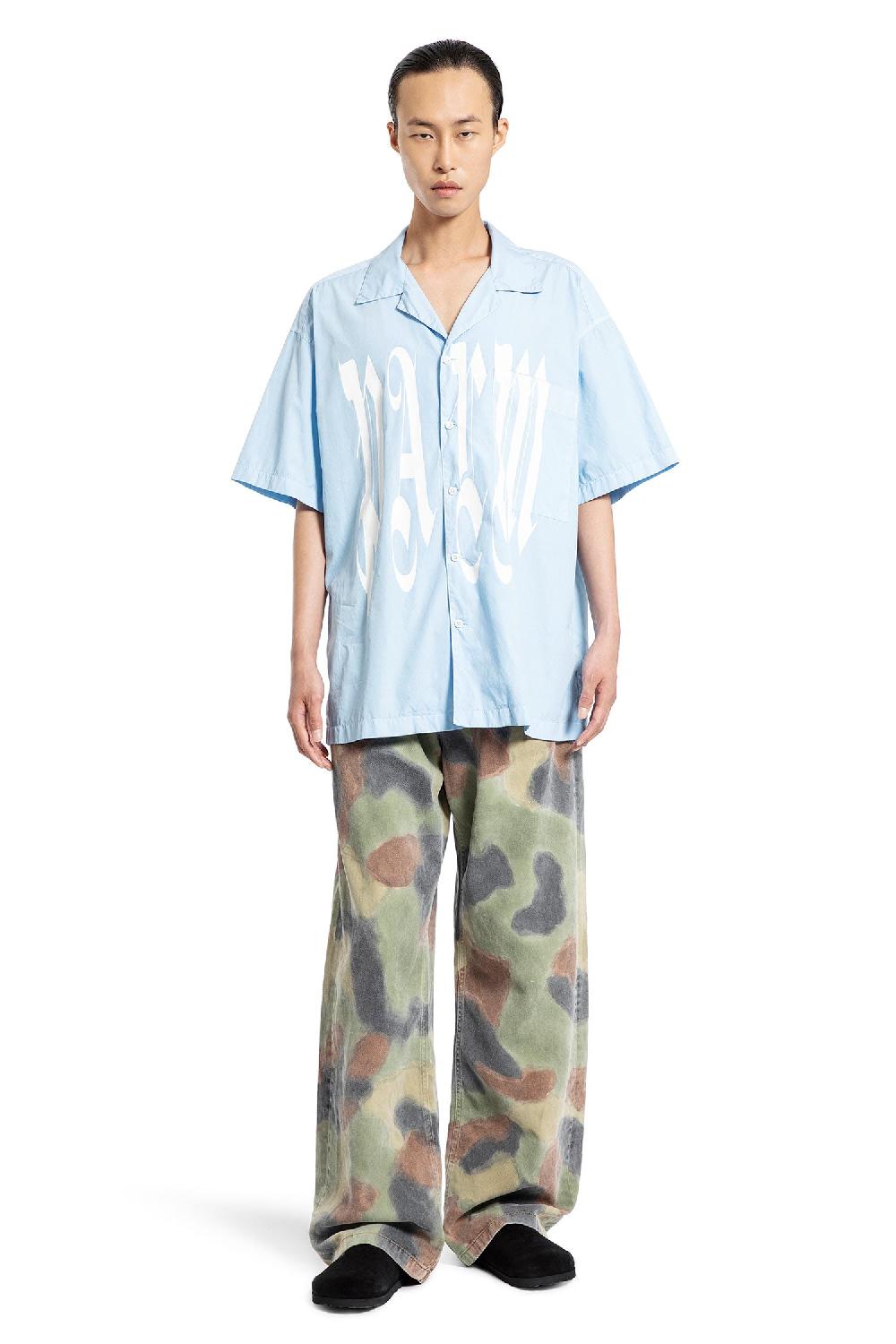 Antonioli PALM ANGELS MAN BLUE SHIRTS