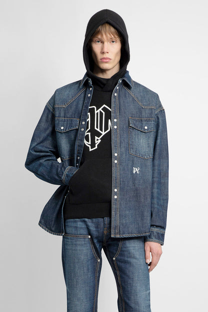Antonioli PALM ANGELS MAN BLUE SHIRTS