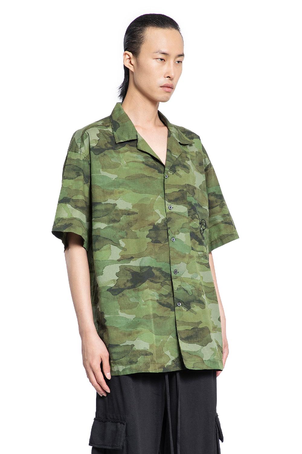 Antonioli PALM ANGELS MAN GREEN SHIRTS