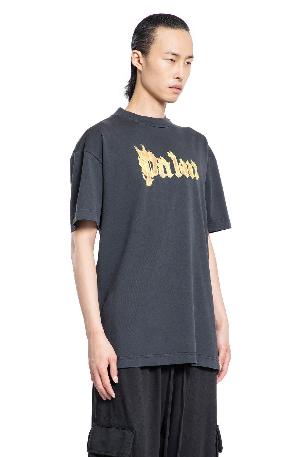 Antonioli PALM ANGELS MAN GREY T-SHIRTS & TANK TOPS