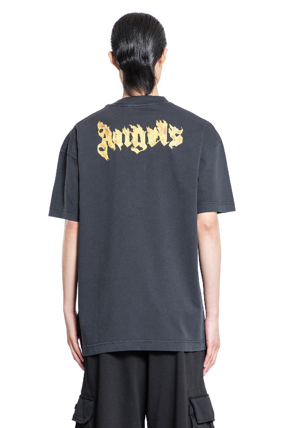 Antonioli PALM ANGELS MAN GREY T-SHIRTS & TANK TOPS