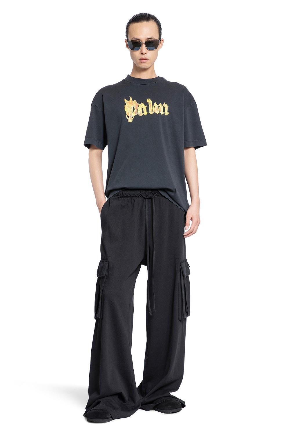 Antonioli PALM ANGELS MAN GREY T-SHIRTS & TANK TOPS