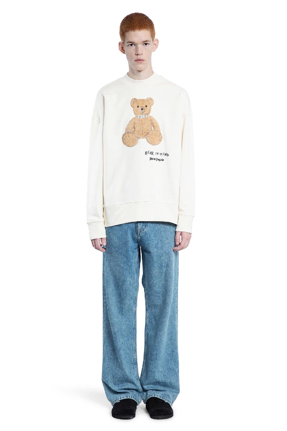 Antonioli PALM ANGELS MAN OFF-WHITE SWEATSHIRTS