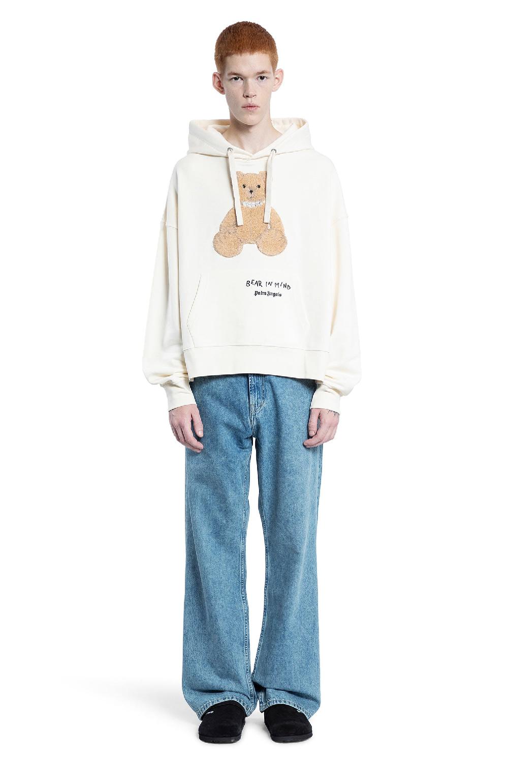 Antonioli PALM ANGELS MAN OFF-WHITE SWEATSHIRTS