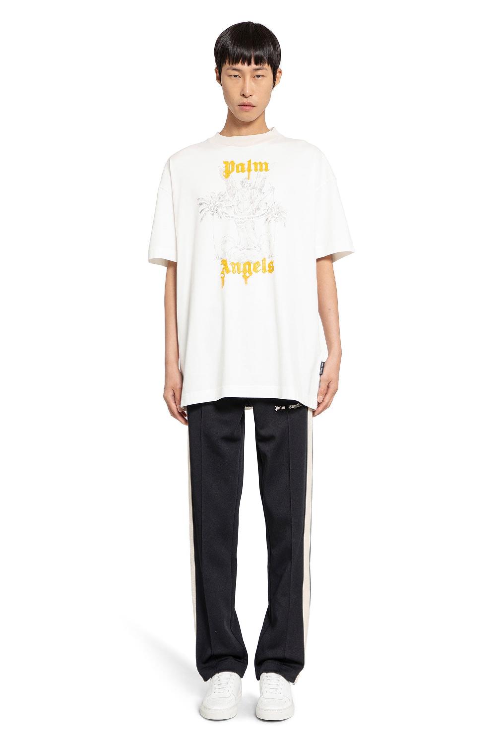 Antonioli PALM ANGELS MAN WHITE T-SHIRTS & TANK TOPS