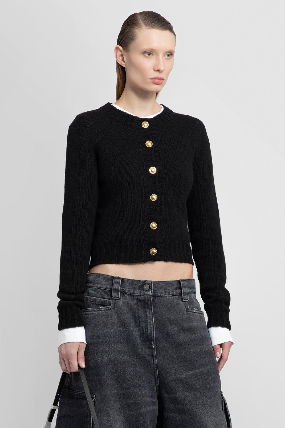 Antonioli PALM ANGELS WOMAN BLACK KNITWEAR