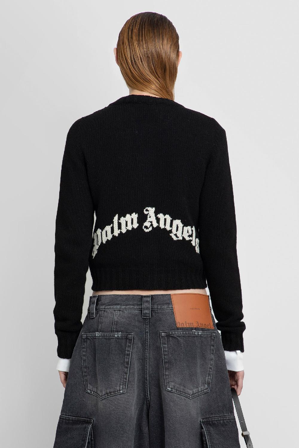 Antonioli PALM ANGELS WOMAN BLACK KNITWEAR