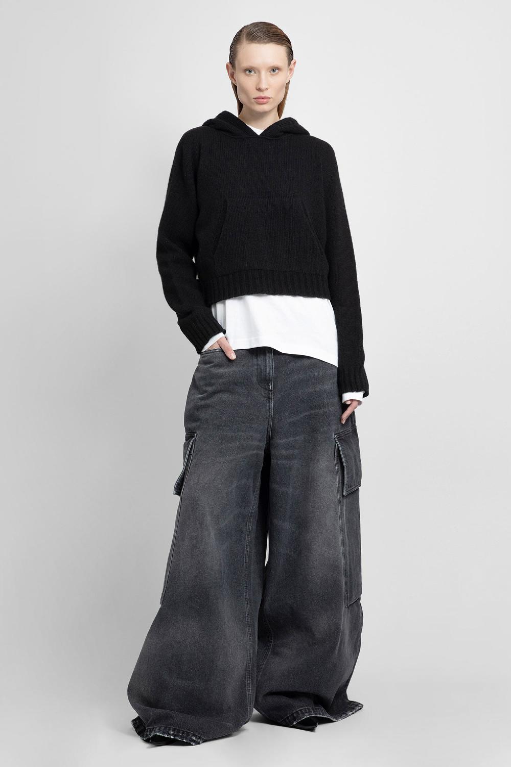 Antonioli PALM ANGELS WOMAN BLACK KNITWEAR