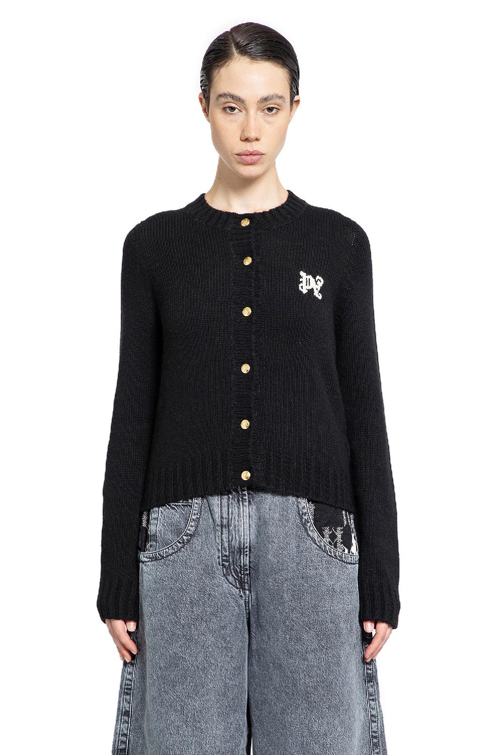 Antonioli PALM ANGELS WOMAN BLACK KNITWEAR