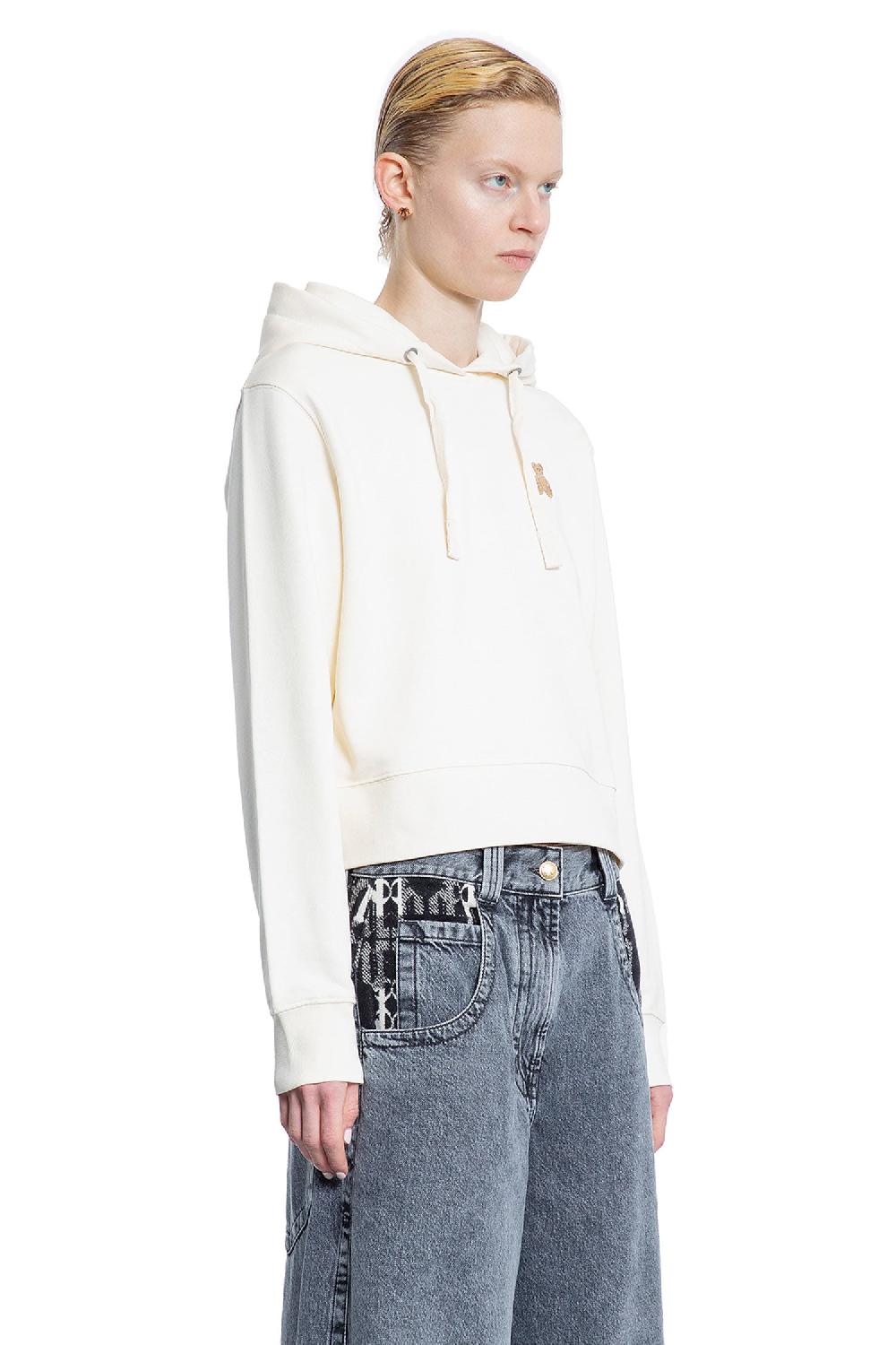 Antonioli PALM ANGELS WOMAN OFF-WHITE SWEATSHIRTS