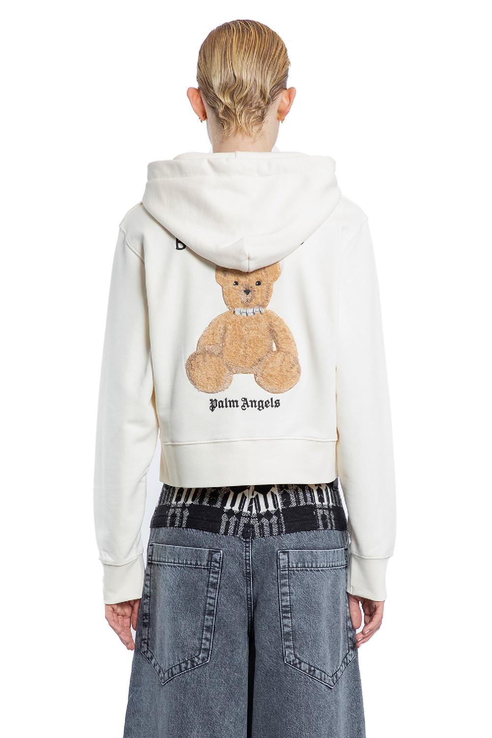 Antonioli PALM ANGELS WOMAN OFF-WHITE SWEATSHIRTS