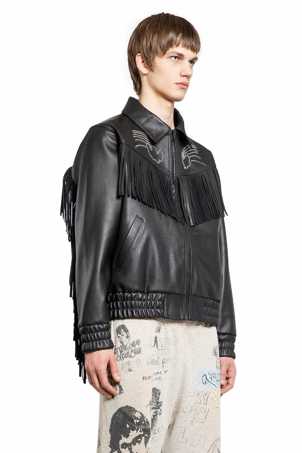 Antonioli PALY HOLLYWOOD MAN BLACK JACKETS