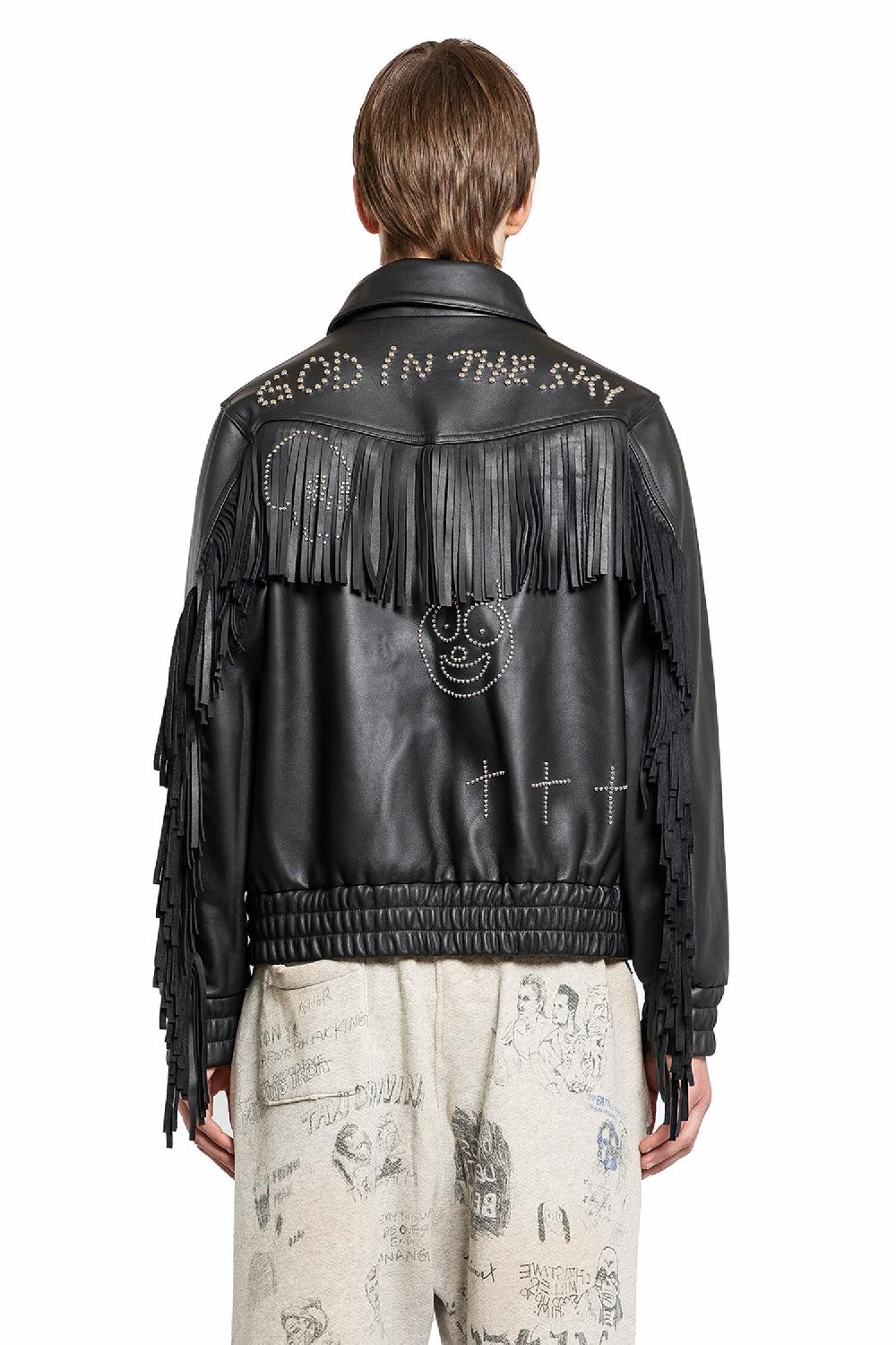 Antonioli PALY HOLLYWOOD MAN BLACK JACKETS
