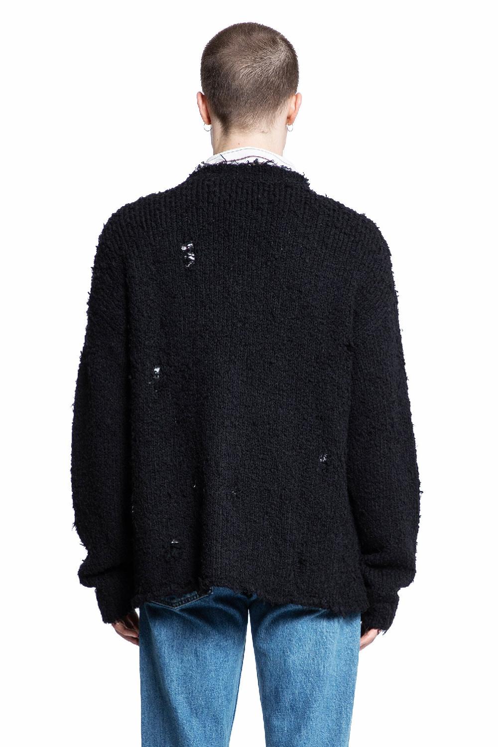 Antonioli PALY HOLLYWOOD MAN BLACK KNITWEAR