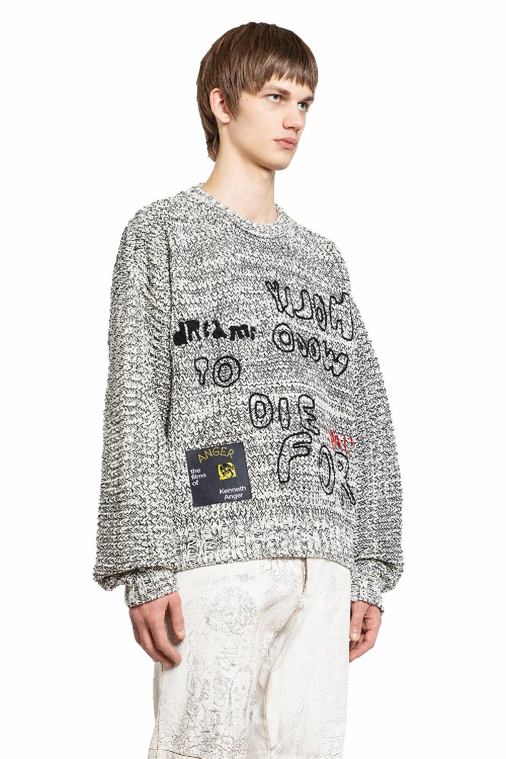 Antonioli PALY HOLLYWOOD MAN GREY KNITWEAR