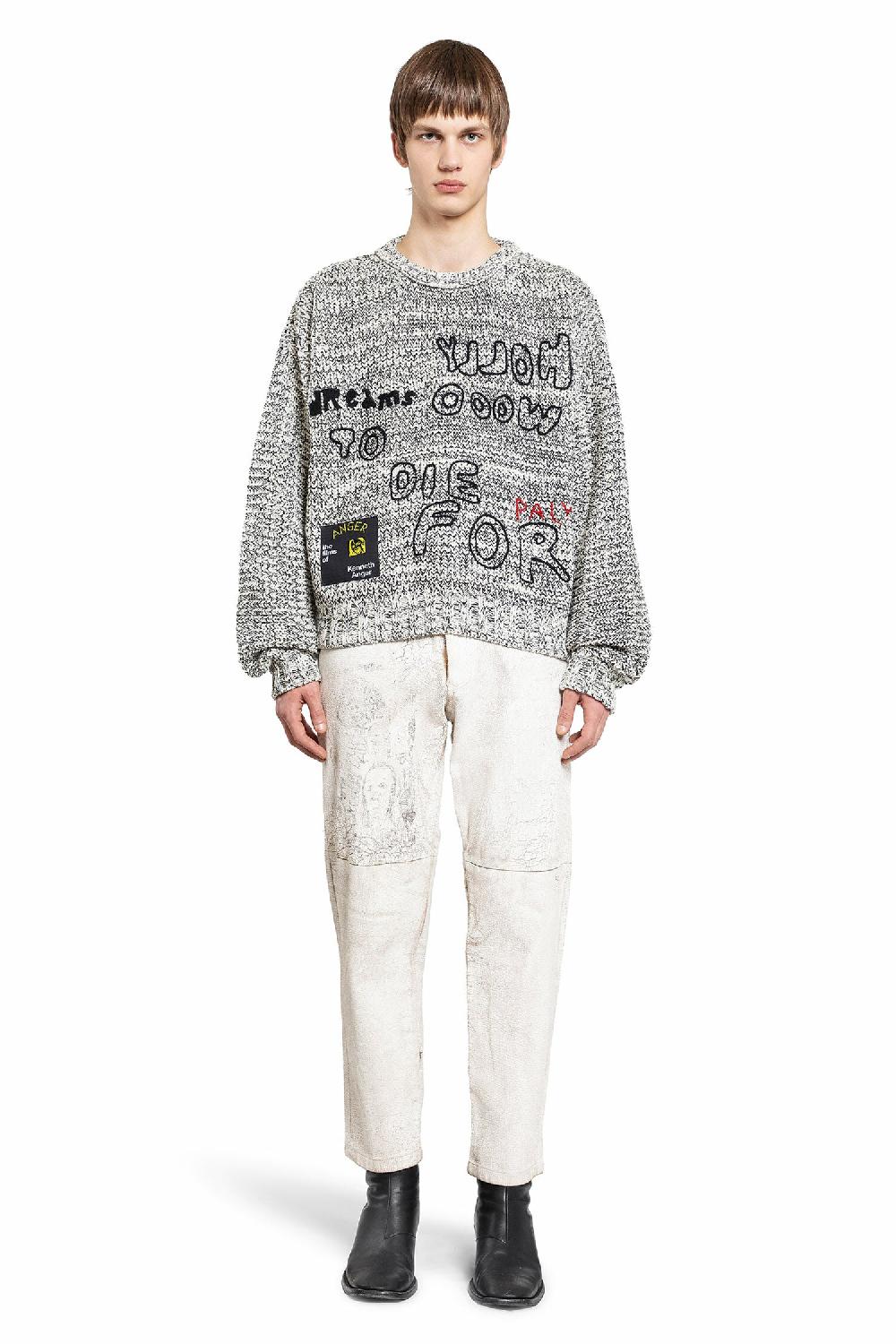 Antonioli PALY HOLLYWOOD MAN GREY KNITWEAR
