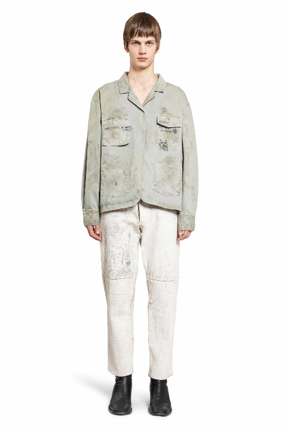 Antonioli PALY HOLLYWOOD MAN GREY SHIRTS