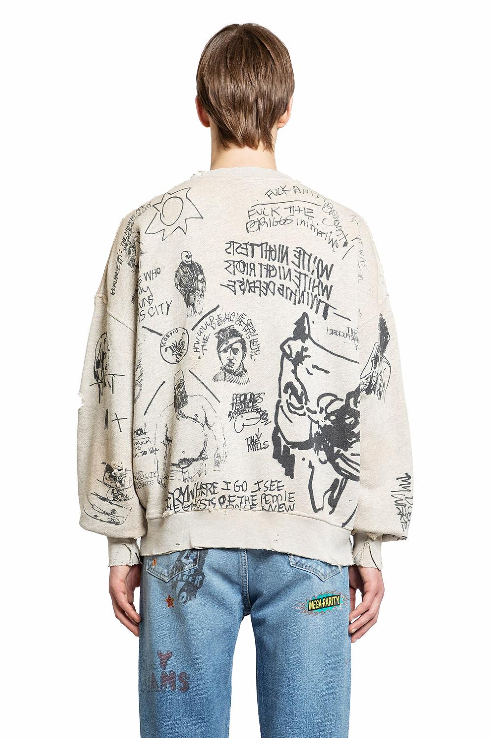 Antonioli PALY HOLLYWOOD MAN GREY SWEATSHIRTS