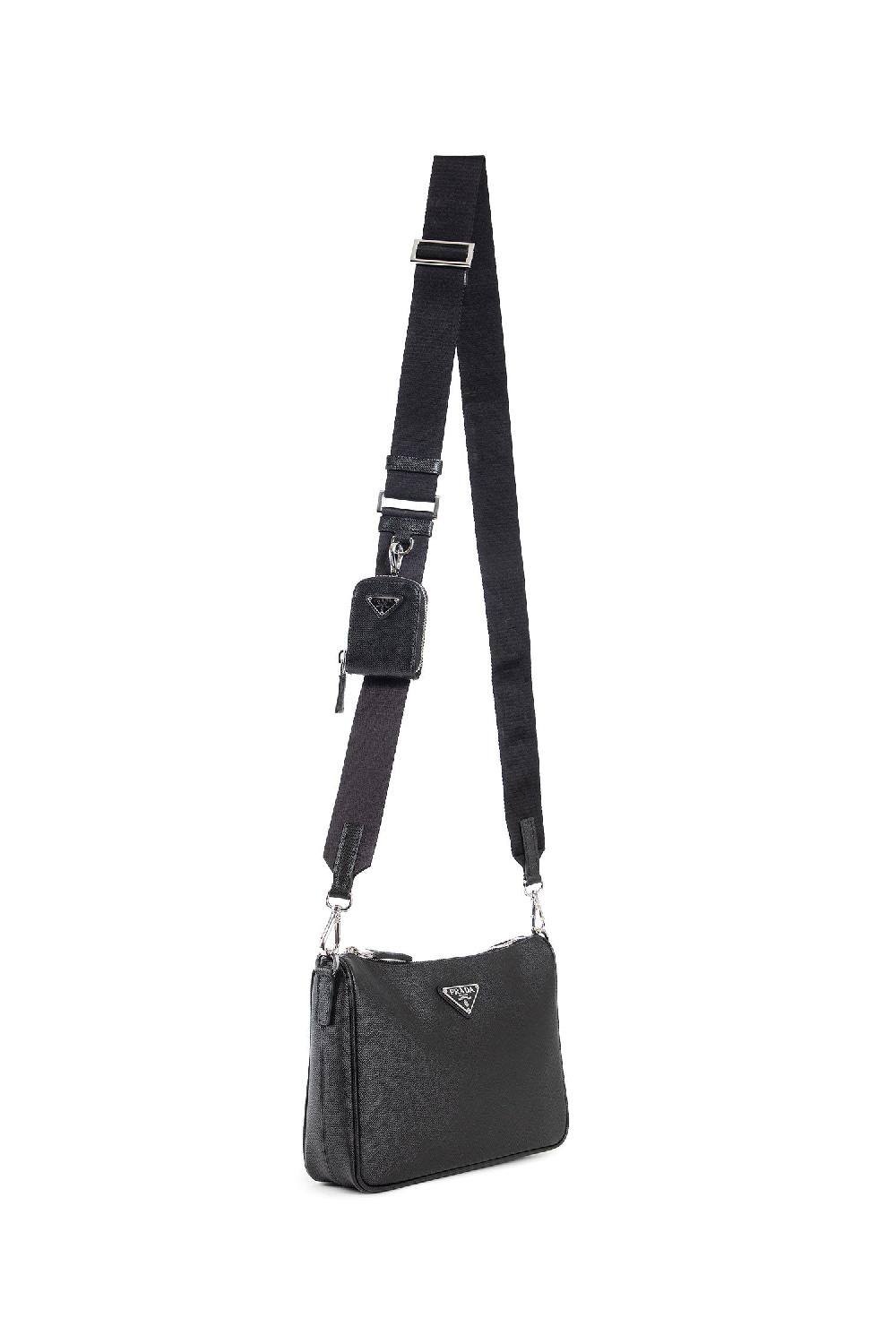 Antonioli PRADA MAN BLACK CROSSBODY BAGS