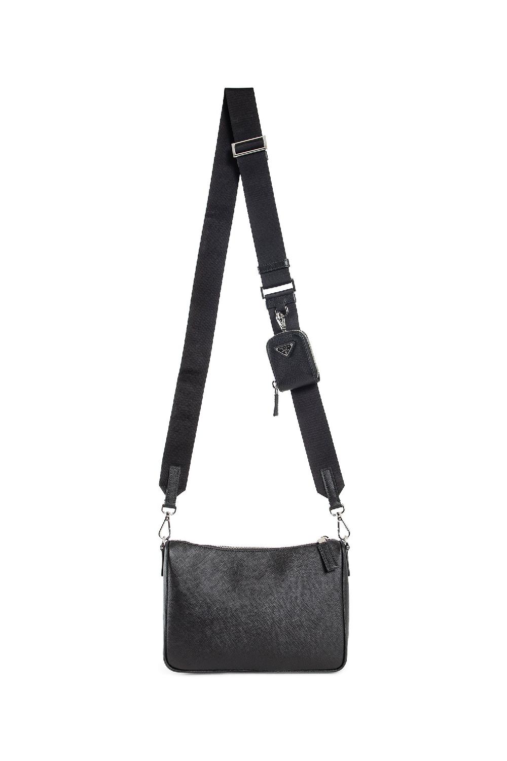 Antonioli PRADA MAN BLACK CROSSBODY BAGS