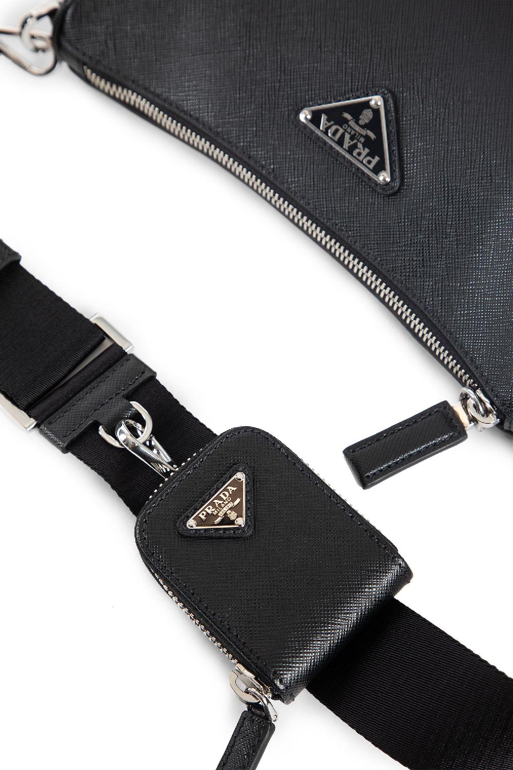 Antonioli PRADA MAN BLACK CROSSBODY BAGS