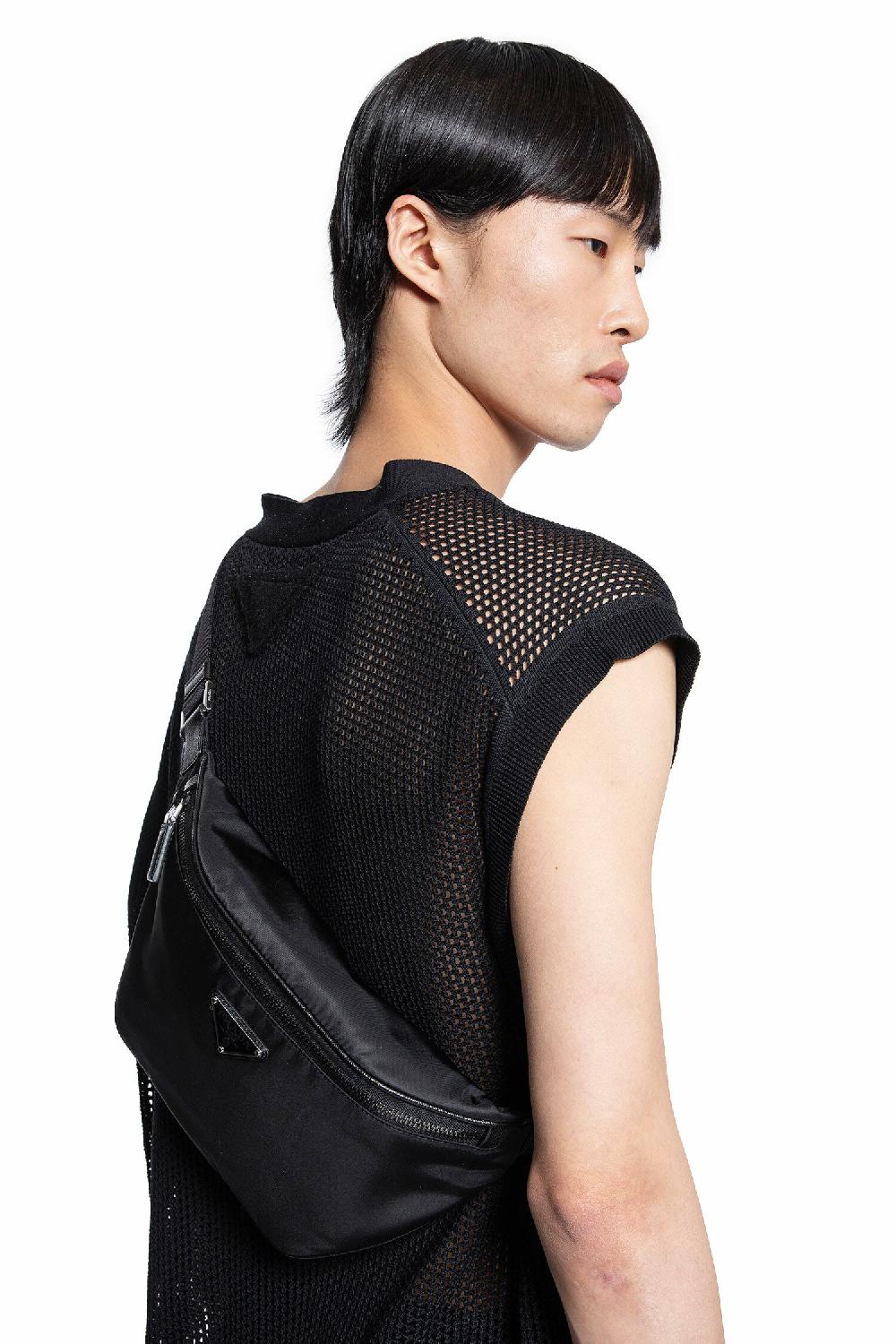 Antonioli PRADA MAN BLACK FANNY PACKS