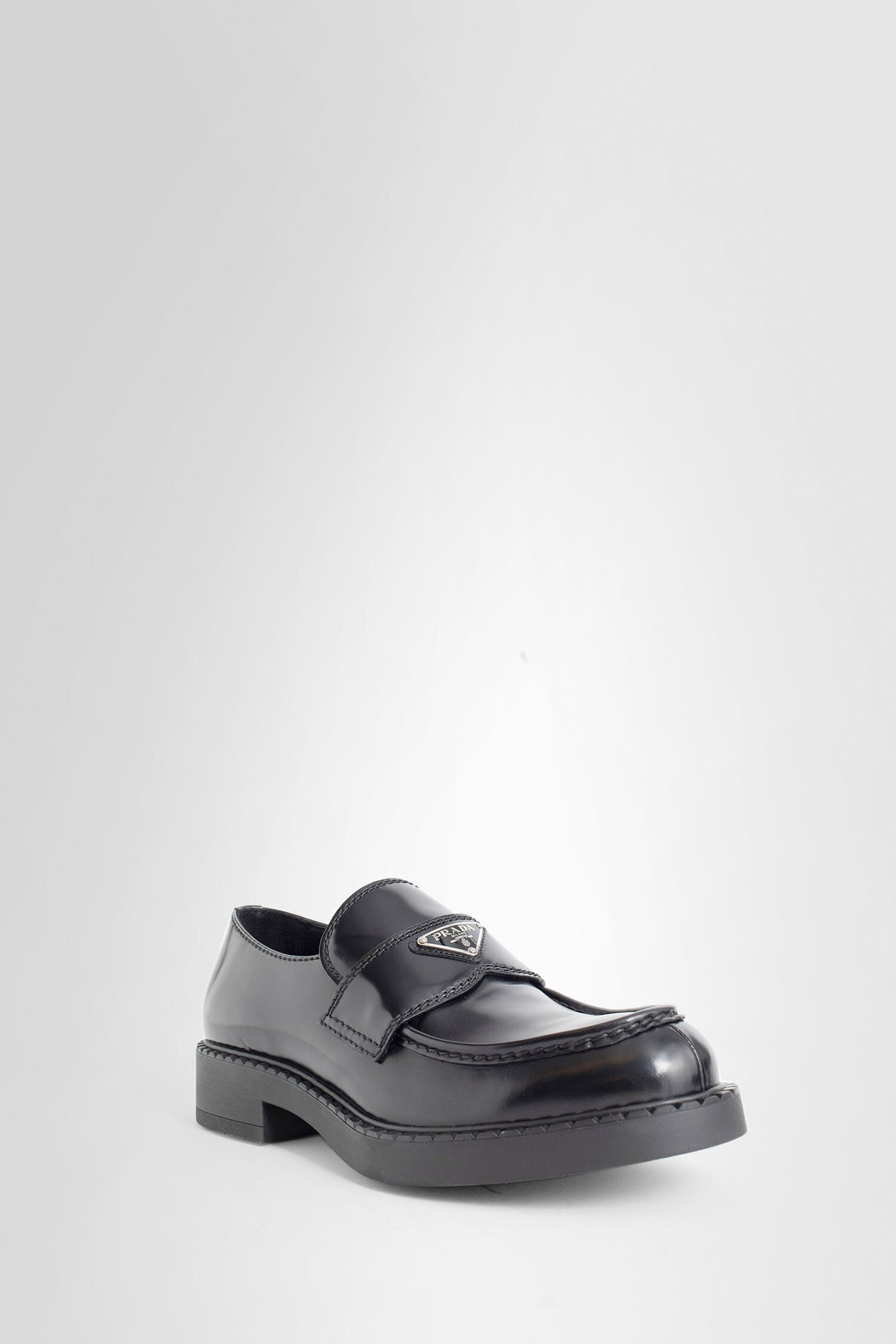 Antonioli PRADA MAN BLACK LOAFERS & FLATS