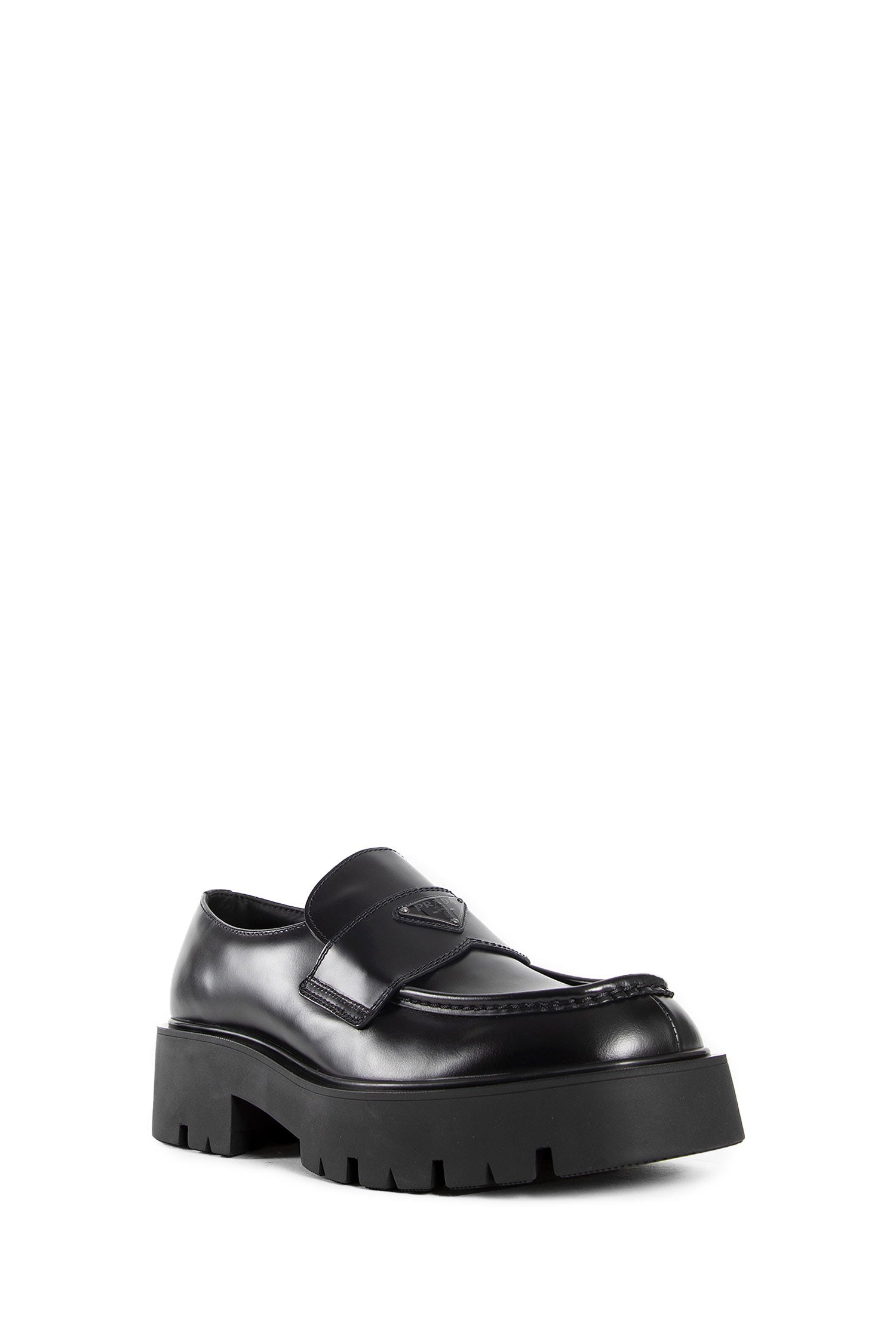 Antonioli PRADA MAN BLACK LOAFERS & FLATS