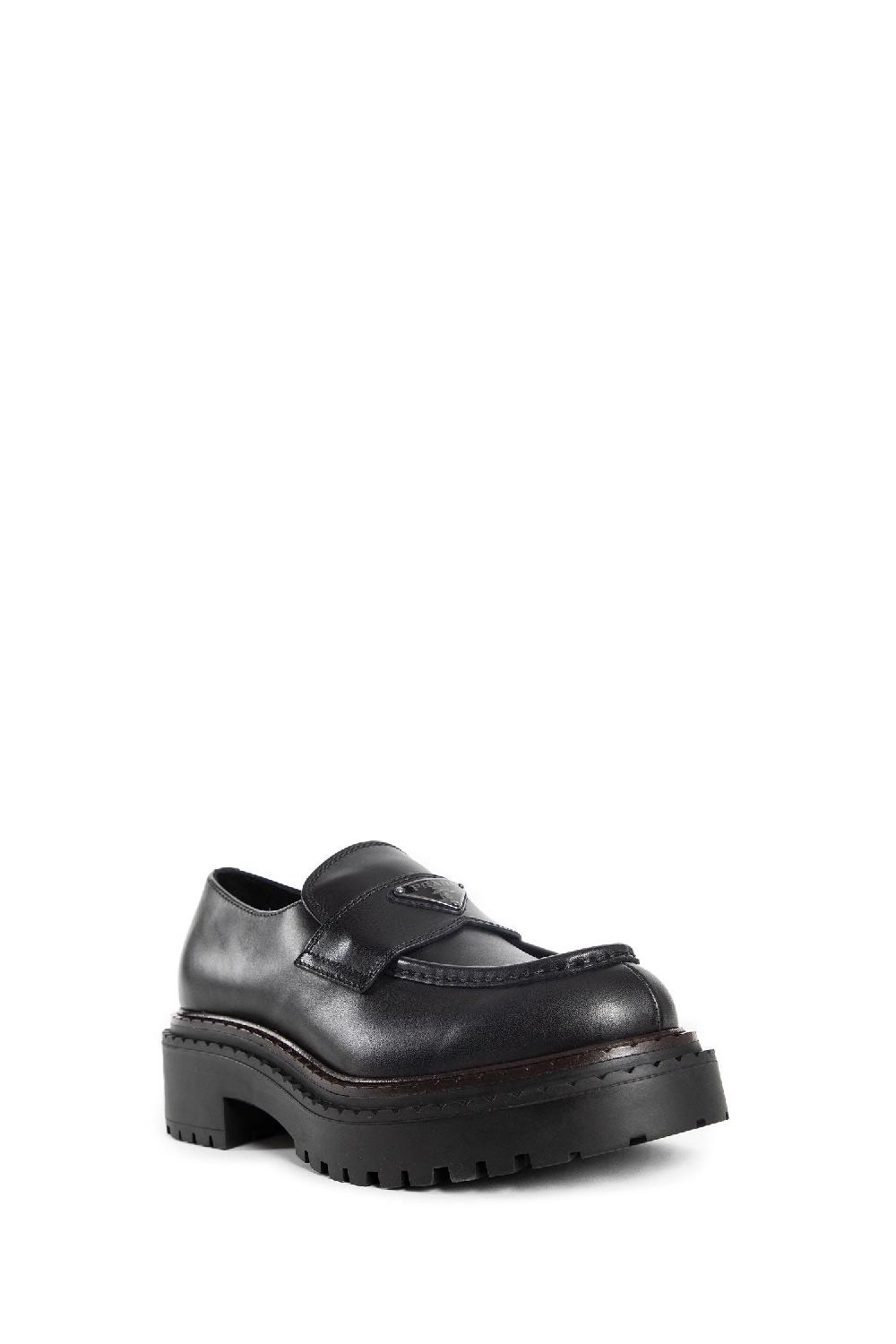 Antonioli PRADA MAN BLACK LOAFERS & FLATS