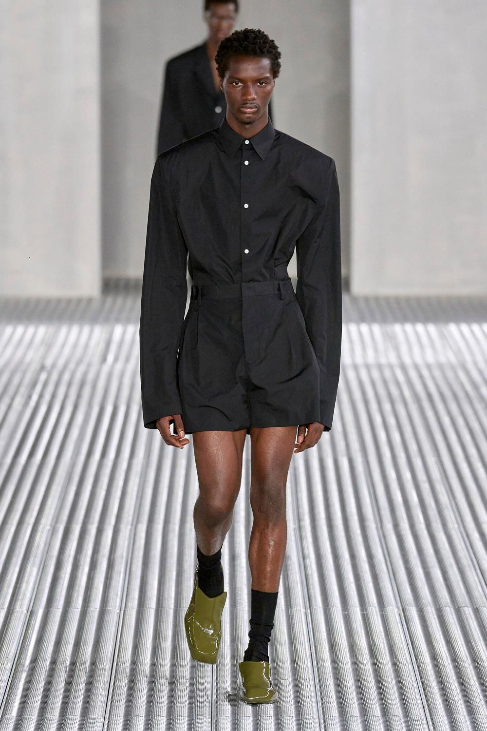 Antonioli PRADA MAN BLACK SHORTS & SKIRTS