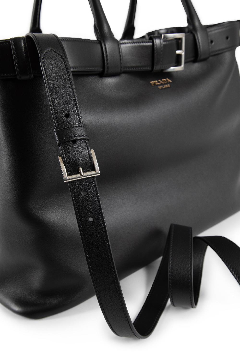 Antonioli PRADA MAN BLACK TOTE BAGS