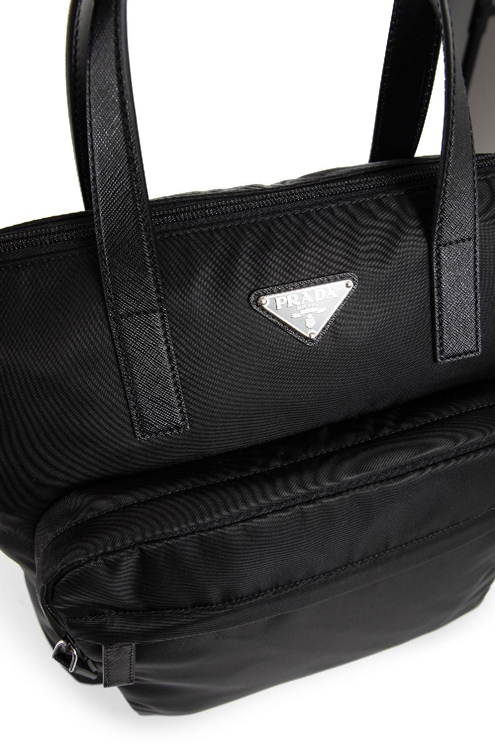 Antonioli PRADA MAN BLACK TOTE BAGS